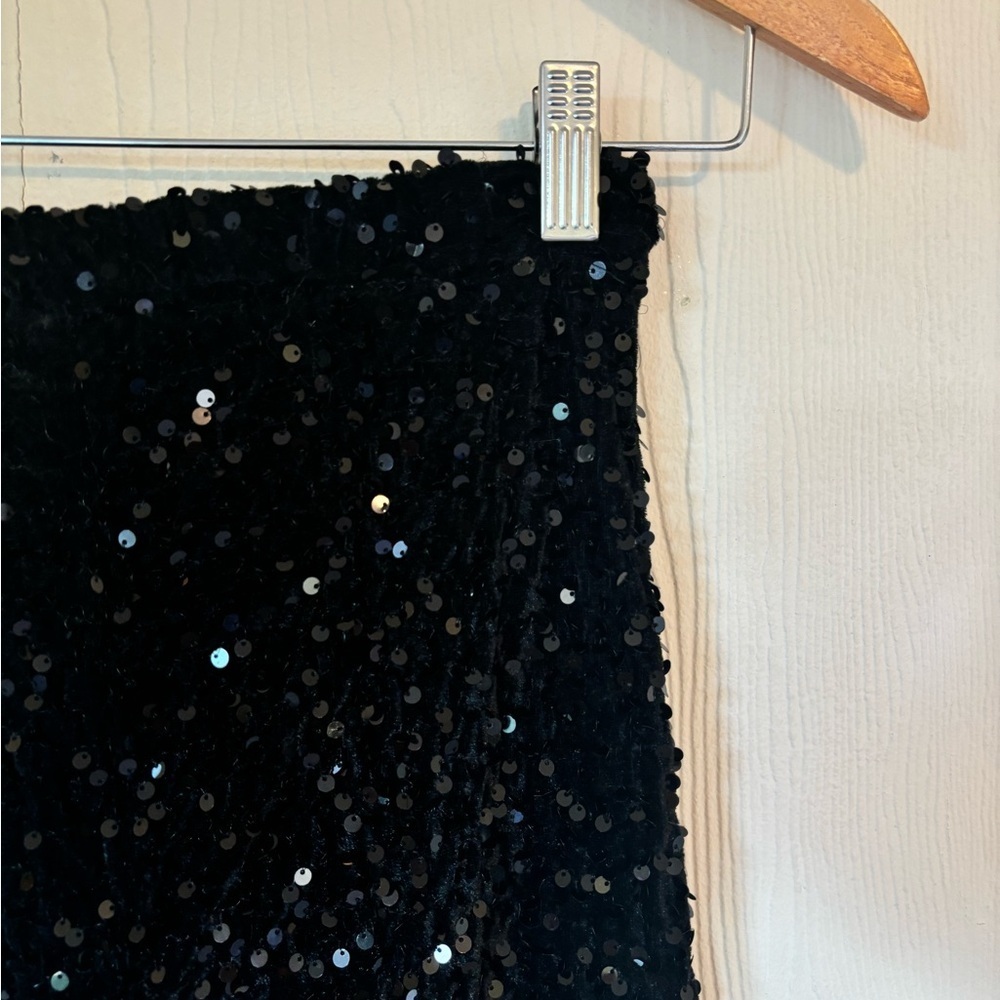 ✨ Handmade Sequin Pants High Waisted Palazzo - Picture 9 of 12